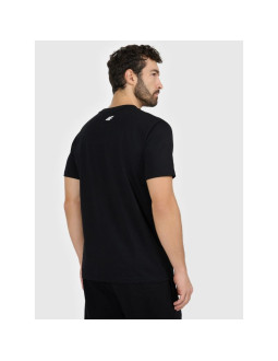 T-shirt regular z nadrukiem męski 4f 4fraw25ttshm3612-20s 2