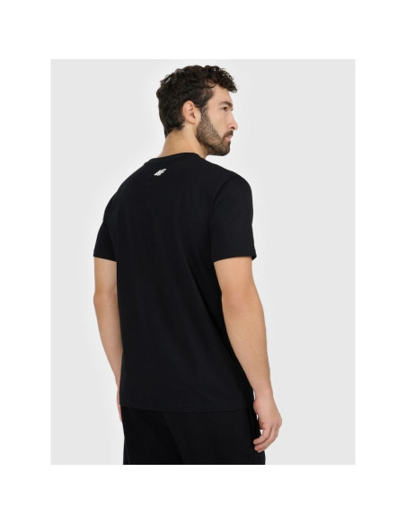 T-shirt regular z nadrukiem męski 4f 4fraw25ttshm3612-20s