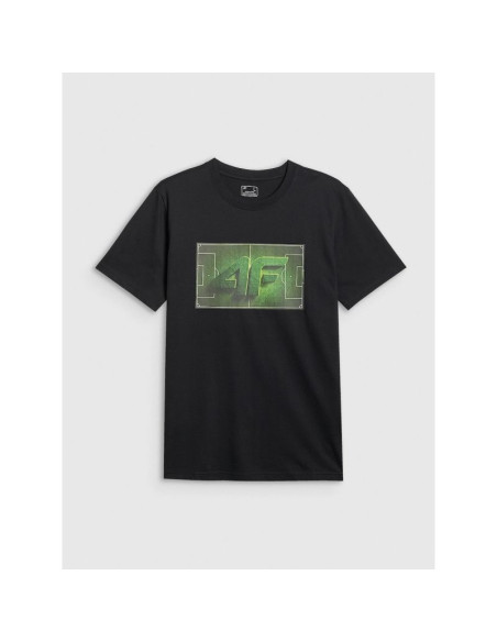 T-shirt regular z nadrukiem męski 4f 4fraw25ttshm3612-20s