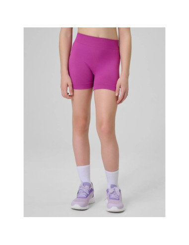 Legginsy krótkie sportowe bezszwowe dziewczęce 4f 4fjrss26tfstf140-53s