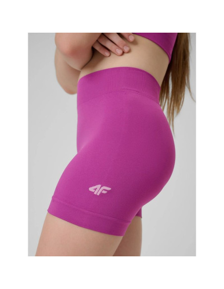 Legginsy krótkie sportowe bezszwowe dziewczęce 4f 4fjrss26tfstf140-53s