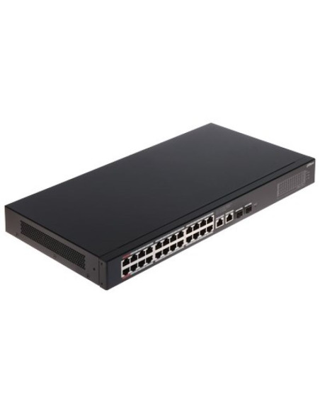 Dahua technology cs4228-24gt-240 przełącznik sieciowy zarządzany l2 gigabit ethernet (10/100/1000) obsługa poe czarny