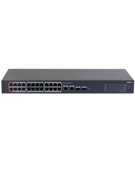 Dahua technology cs4228-24gt-240 przełącznik sieciowy zarządzany l2 gigabit ethernet (10/100/1000) obsługa poe czarny