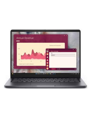 Dell pro 14 pc14250 intel core 5 120u laptop 35,6 cm (14") full hd+ 16 gb ddr5-sdram 512 gb ssd wi-fi 6e (802.11ax) windows 11 p