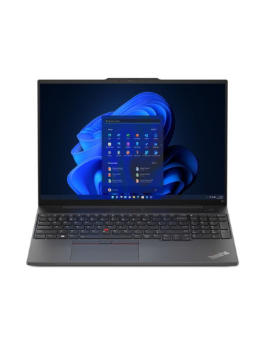Lenovo thinkpad e16 i5-1335u 16"wuxga touch ips 300nits 16gb ddr4 ssd512 iris xe cam1080p 47wh backlit kb fgpr w11pro graphite b