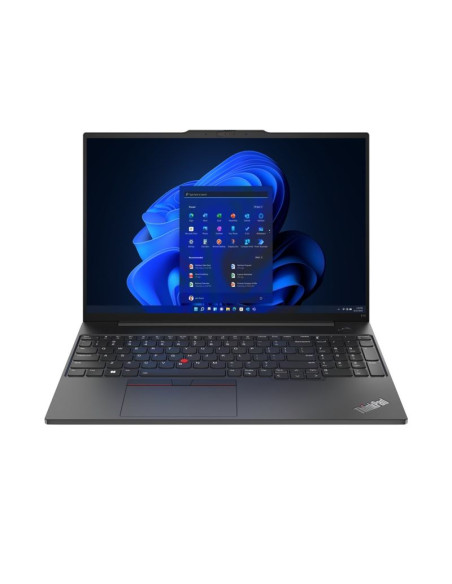 Lenovo thinkpad e16 i5-1335u 16"wuxga touch ips 300nits 16gb ddr4 ssd512 iris xe cam1080p 47wh backlit kb fgpr w11pro graphite b