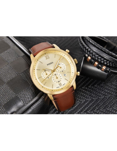 Zegarek męski fossil neutra chronograph fs6113 + box