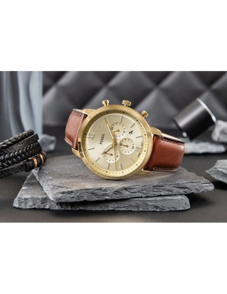 Zegarek męski fossil neutra chronograph fs6113 + box