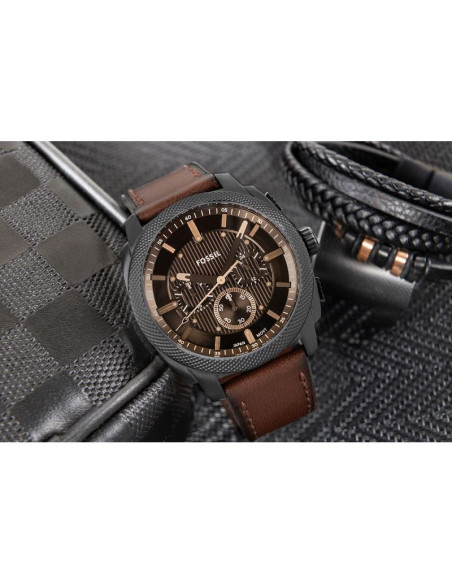 Zegarek męski fossil machine chronograph fs6101 + box