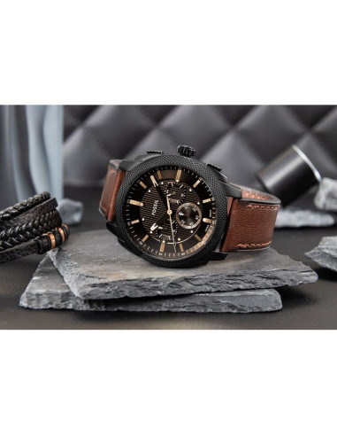 Zegarek męski fossil machine chronograph fs6101 + box