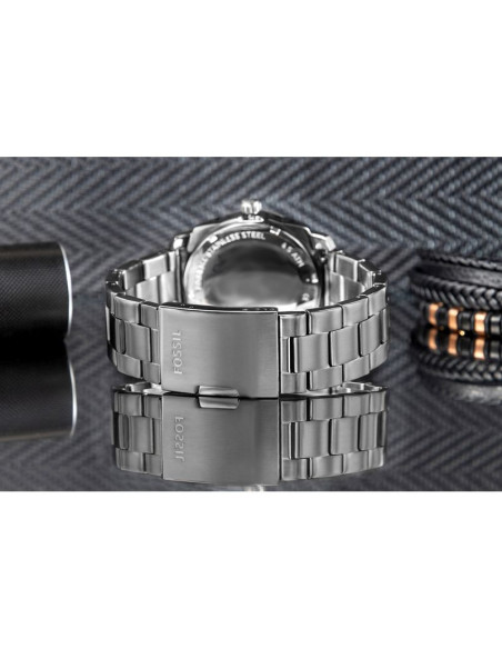 Zegarek męski fossil machine iron grey fs4774 + box