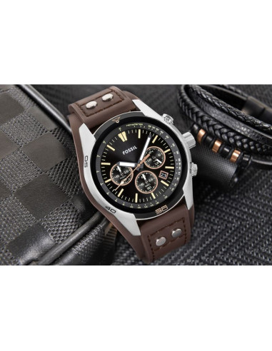 Zegarek męski fossil coachman ch2891 + box
