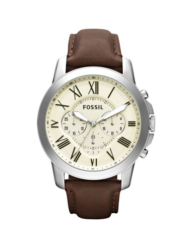Zegarek męski fossil grant leather fs4735 + box