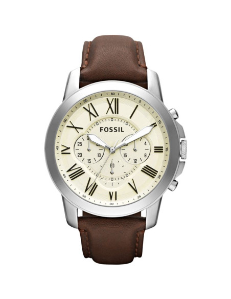 Zegarek męski fossil grant leather fs4735 + box