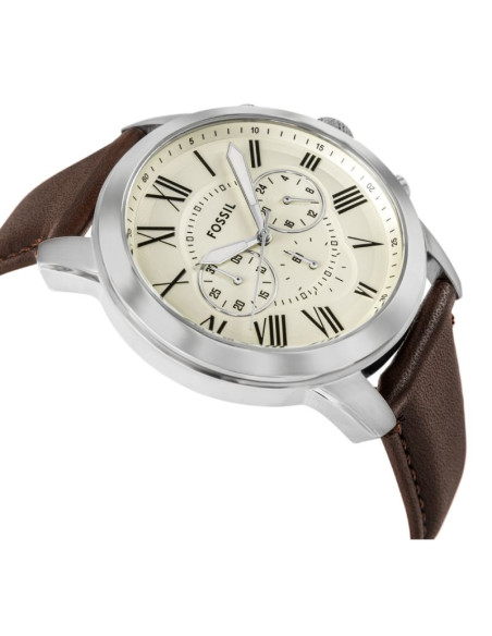 Zegarek męski fossil grant leather fs4735 + box