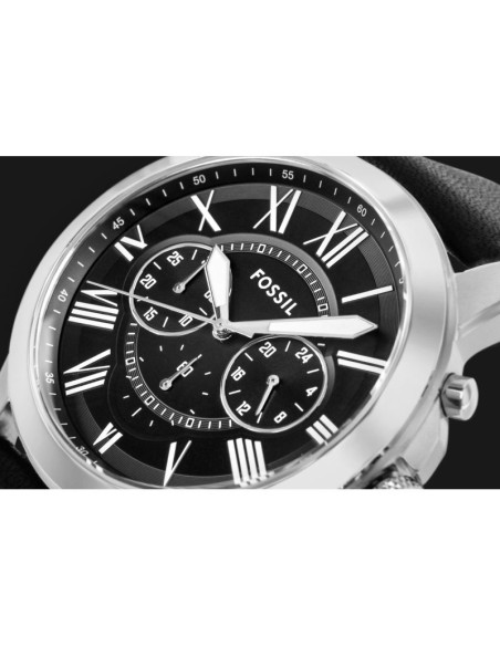 Zegarek męski fossil grant leather fs4812 + box