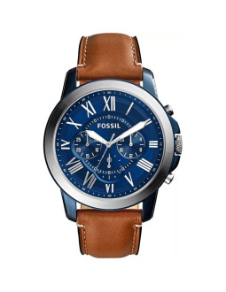 Zegarek męski fossil grant leather fs5151 + box