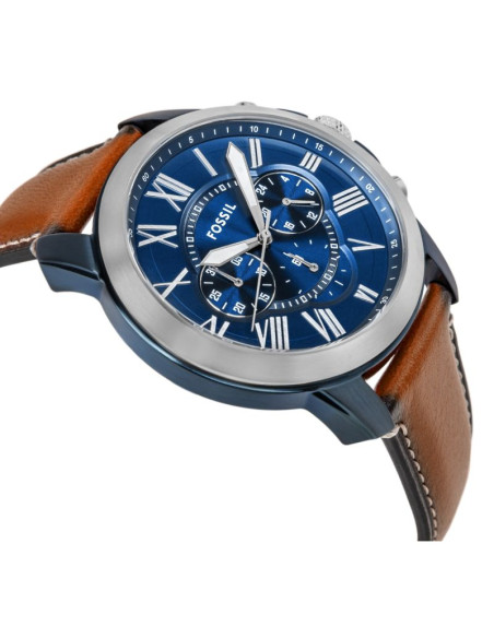 Zegarek męski fossil grant leather fs5151 + box