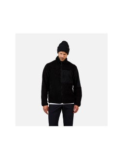 Bluza męska męska rossignol alltrack fz sherpa jkt czarna