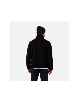 Bluza męska męska rossignol alltrack fz sherpa jkt czarna 2