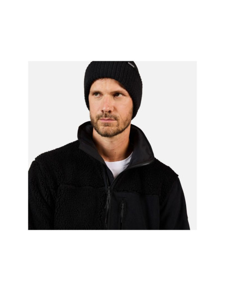 Bluza męska męska rossignol alltrack fz sherpa jkt czarna