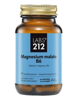 Magnesium Malate B6 - Jabłczan Magnezu + Witamina B6 (60 Kaps.)