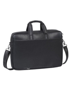 Rivacase torba na laptop 16" orly, czarna, materiał wodoodporny, kieszenie na tablet 10,1", smartfon, dokumenty i akcesoria