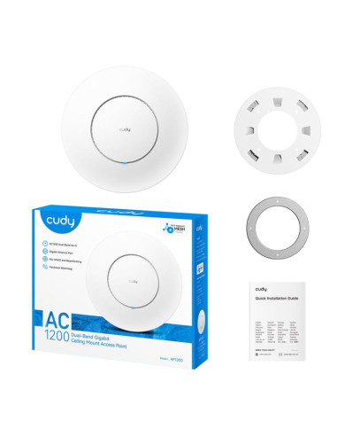 Access point cudy ap1300 ac1200 dual band wi-fi 1xgigabit mesh