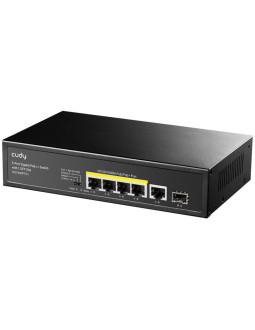 Cudy gs1005pts1 łącza sieciowe gigabit ethernet (10/100/1000) obsługa poe czarny 2