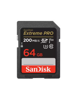 Sandisk extreme pro sdxc 64gb 200/90 mb/s a2