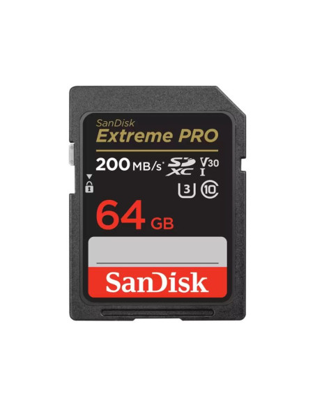 Sandisk extreme pro sdxc 64gb 200/90 mb/s a2