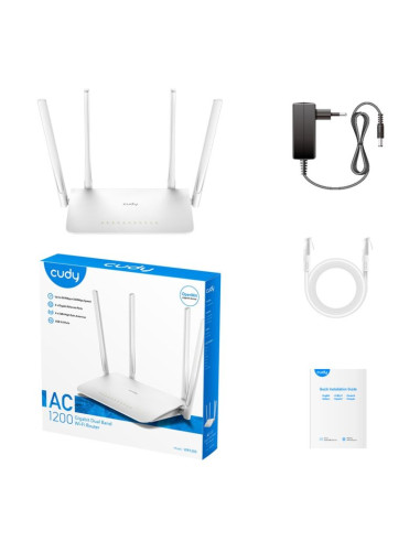 Router cudy wr1300 lan gigabit ac1200 dual band wifi mesh