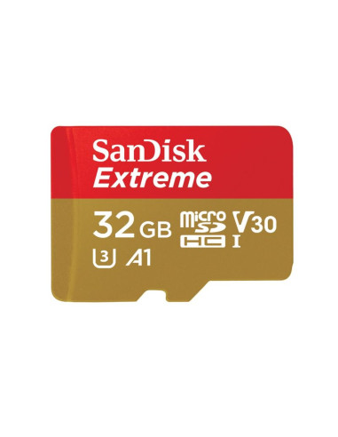 Karta pamięci sandisk extreme sdsqxaf-032g-gn6aa (32gb  class u3  adapter, karta pamięci)