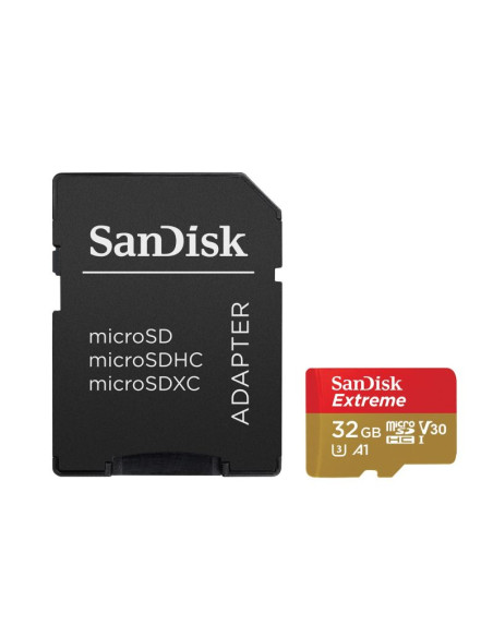 Karta pamięci sandisk extreme sdsqxaf-032g-gn6aa (32gb  class u3  adapter, karta pamięci)