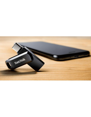 Pendrive sandisk ultra dual go sdddc3-032g-g46 (32gb  usb 3.0, usb-c  kolor czarny)
