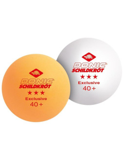 Piłeczki do tenisa stołowego exclusive 3- star poly 40 6szt donic 2