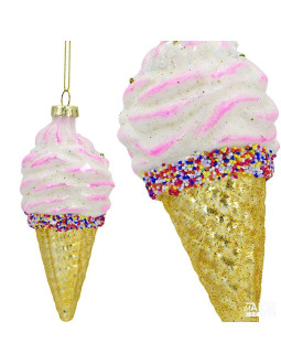 Bombka formówka szklana ice cream  mica