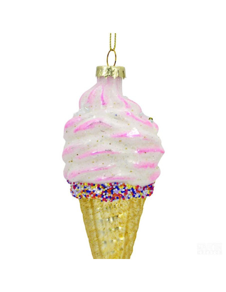 Bombka formówka szklana ice cream  mica