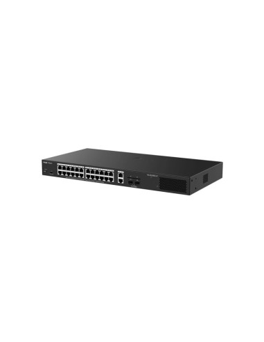 Ruijie networks rg-es228gs-lp przełącznik sieciowy zarządzany l2 gigabit ethernet (10/100/1000) obsługa poe desktop czarny