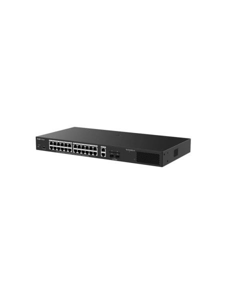 Ruijie networks rg-es228gs-lp przełącznik sieciowy zarządzany l2 gigabit ethernet (10/100/1000) obsługa poe desktop czarny