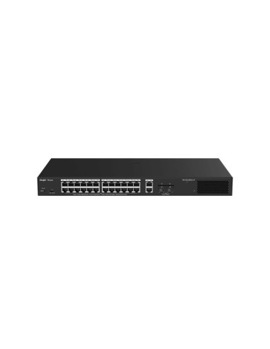 Ruijie networks rg-es228gs-lp przełącznik sieciowy zarządzany l2 gigabit ethernet (10/100/1000) obsługa poe desktop czarny