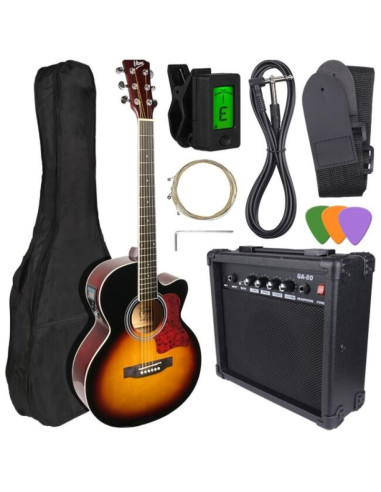 V-tone eag set sb gitara elektroakus. + wzmacniacz