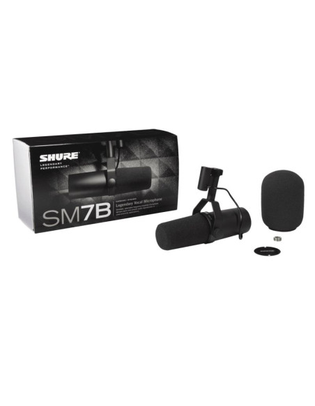 Shure sm7b - mikrofon dynamiczny, kardioidalny, lektorski - radiowy