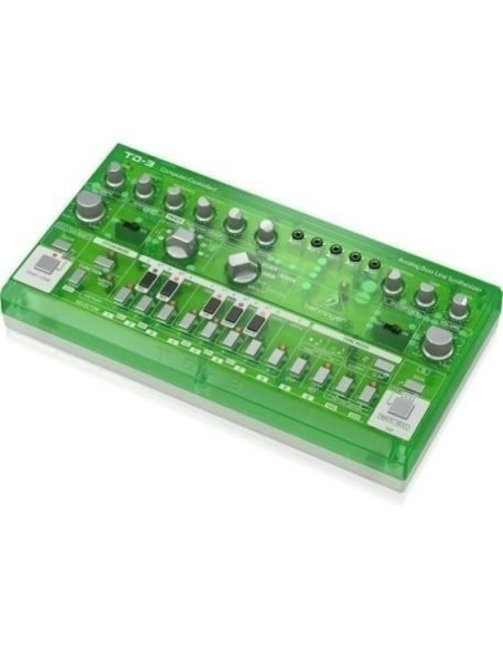 Behringer td-3-lm syntezator linii basowej zielony przeźroczysty