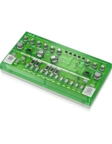 Behringer td-3-lm syntezator linii basowej zielony przeźroczysty