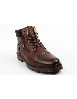 Wrangler buty męskie gillen skórzane brązowe trzewiki ocieplane 2