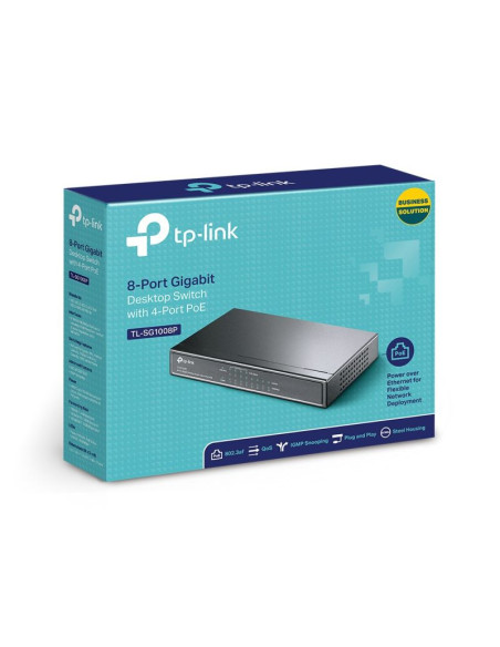 Switch tp-link tl-sg1008p (8x 10/100/1000mbps)