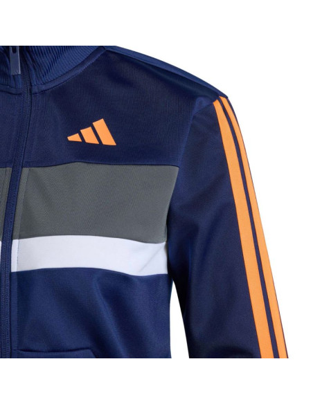 Dres dla dzieci adidas seasonal essentials tiberio 3-stripes granatowy kz0148