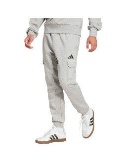 Spodnie męskie adidas essentials feelcozy cargo jasnoszare je3823