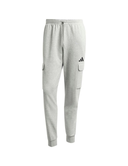 Spodnie męskie adidas essentials feelcozy cargo jasnoszare je3823